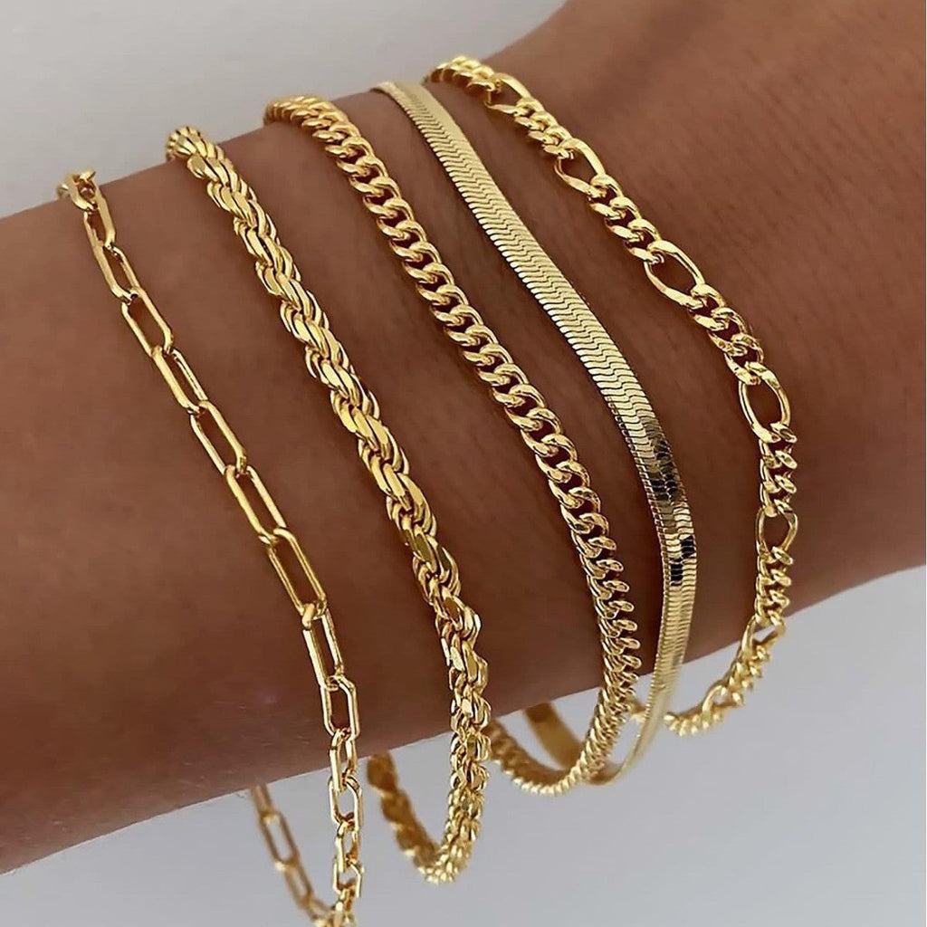 Lotte | Armbåndssæt Guld