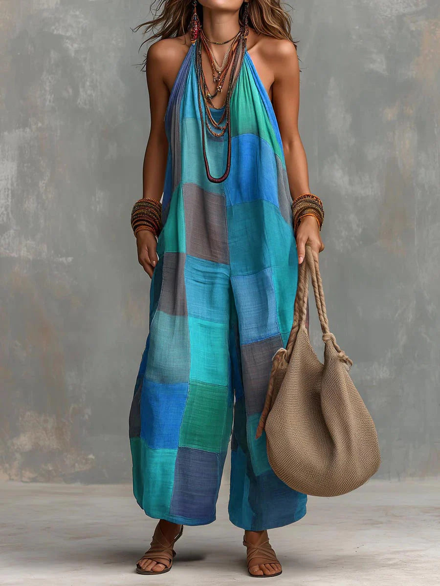 Bohemsk Patchwork Jumpsuit