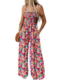 Boho jumpsuit med vide ben