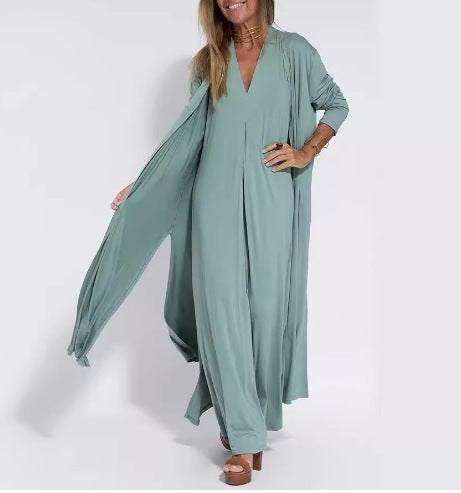 Sara | Moderigtig Sommerkjole med Cardigan