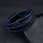 Ragnar Armbånd - Flettet Viking Armbånd i Læder (1+1 Gratis)
