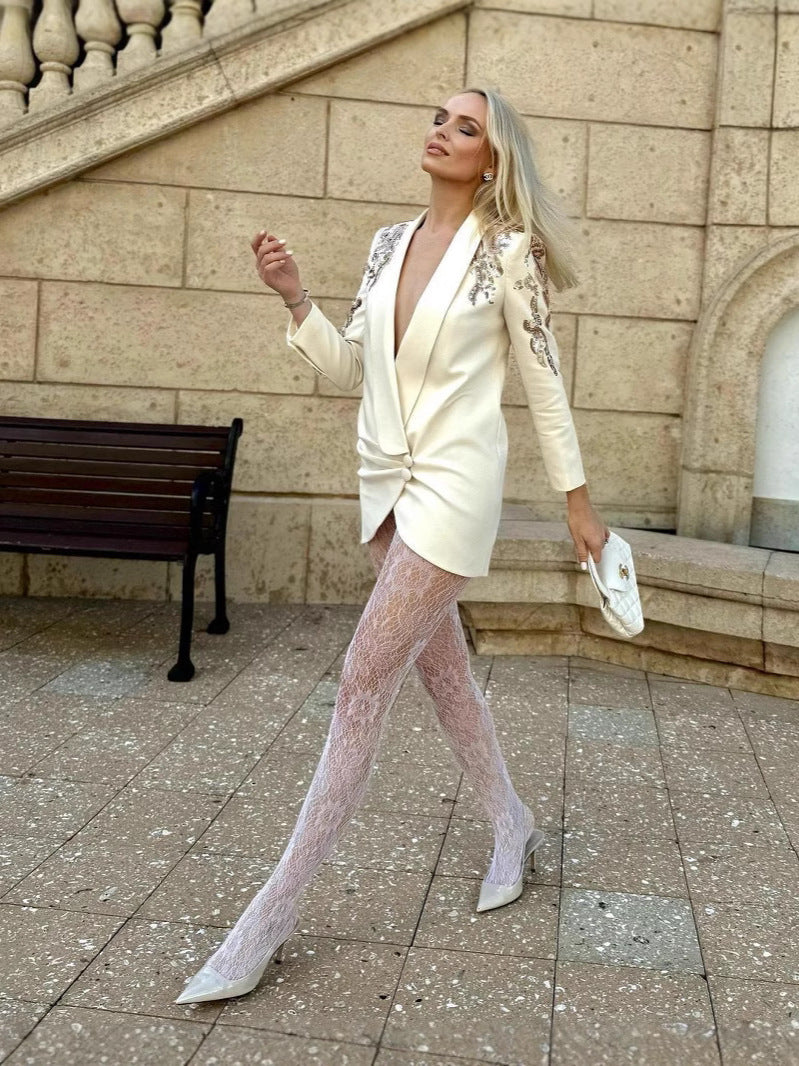 Giada™ – Elegant Broderet Kjole