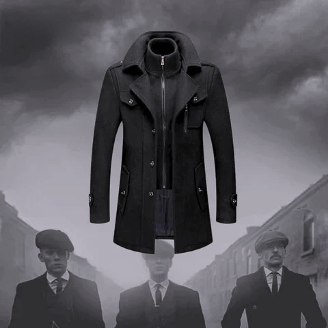 Laluna® | Stilfuld Peaky Blinders Vinterjakke