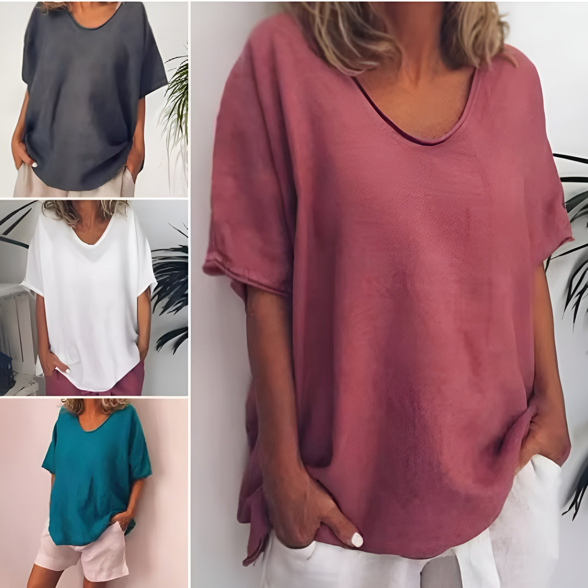 Laluna® | Behagelig løs T-shirt (1+1 GRATIS)