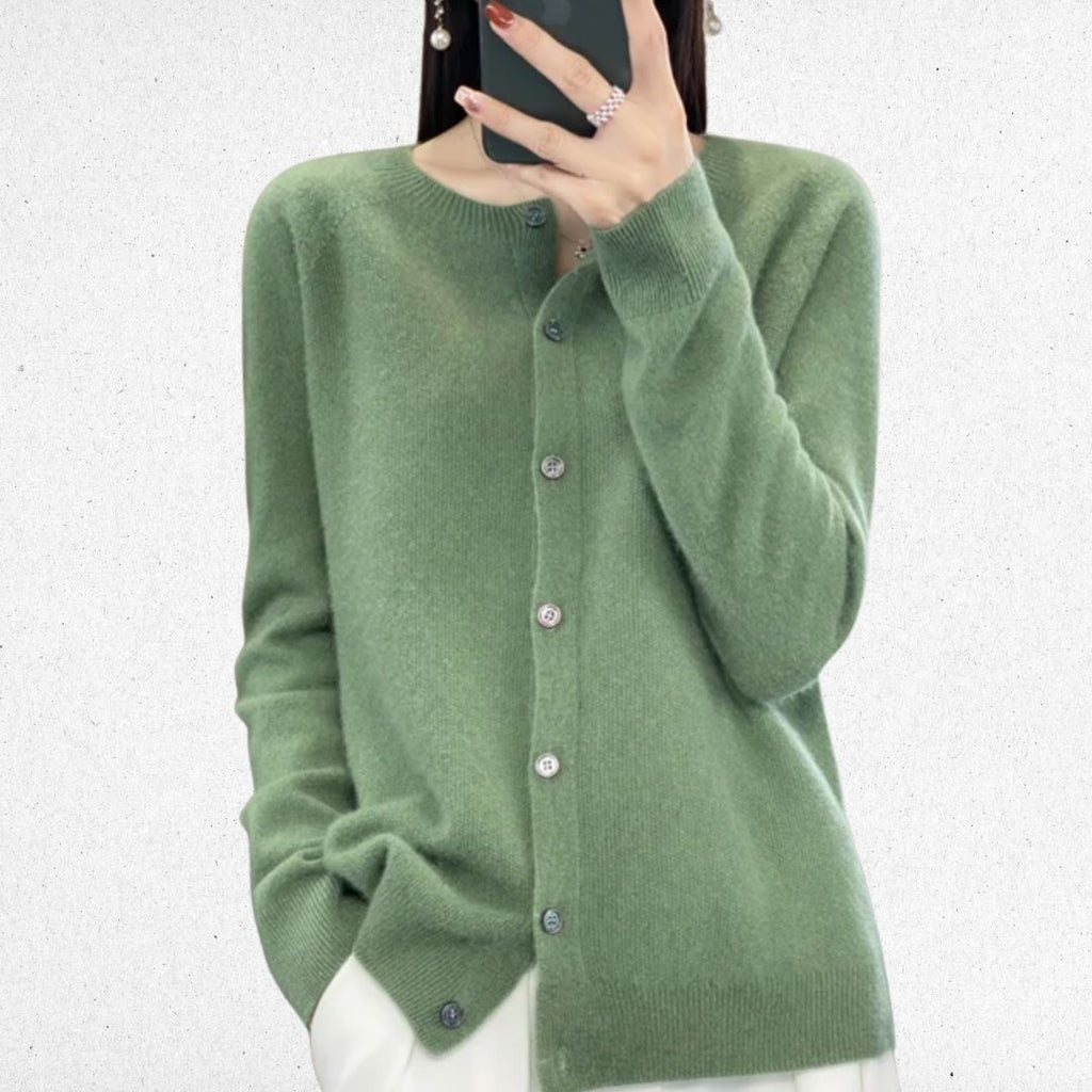 Laluna® | Elegant Cardigan med Knapper