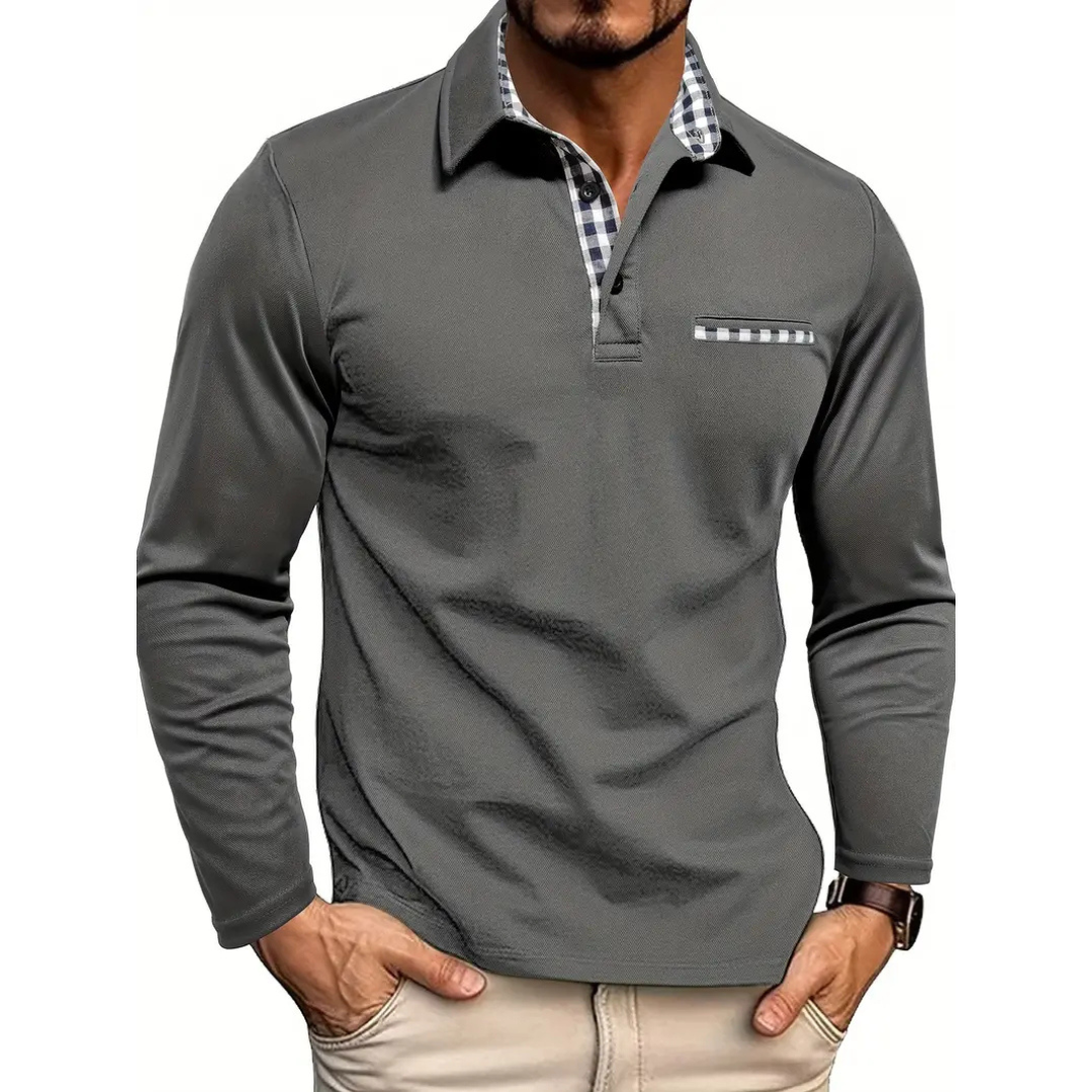 Laluna® | Langærmet poloshirt