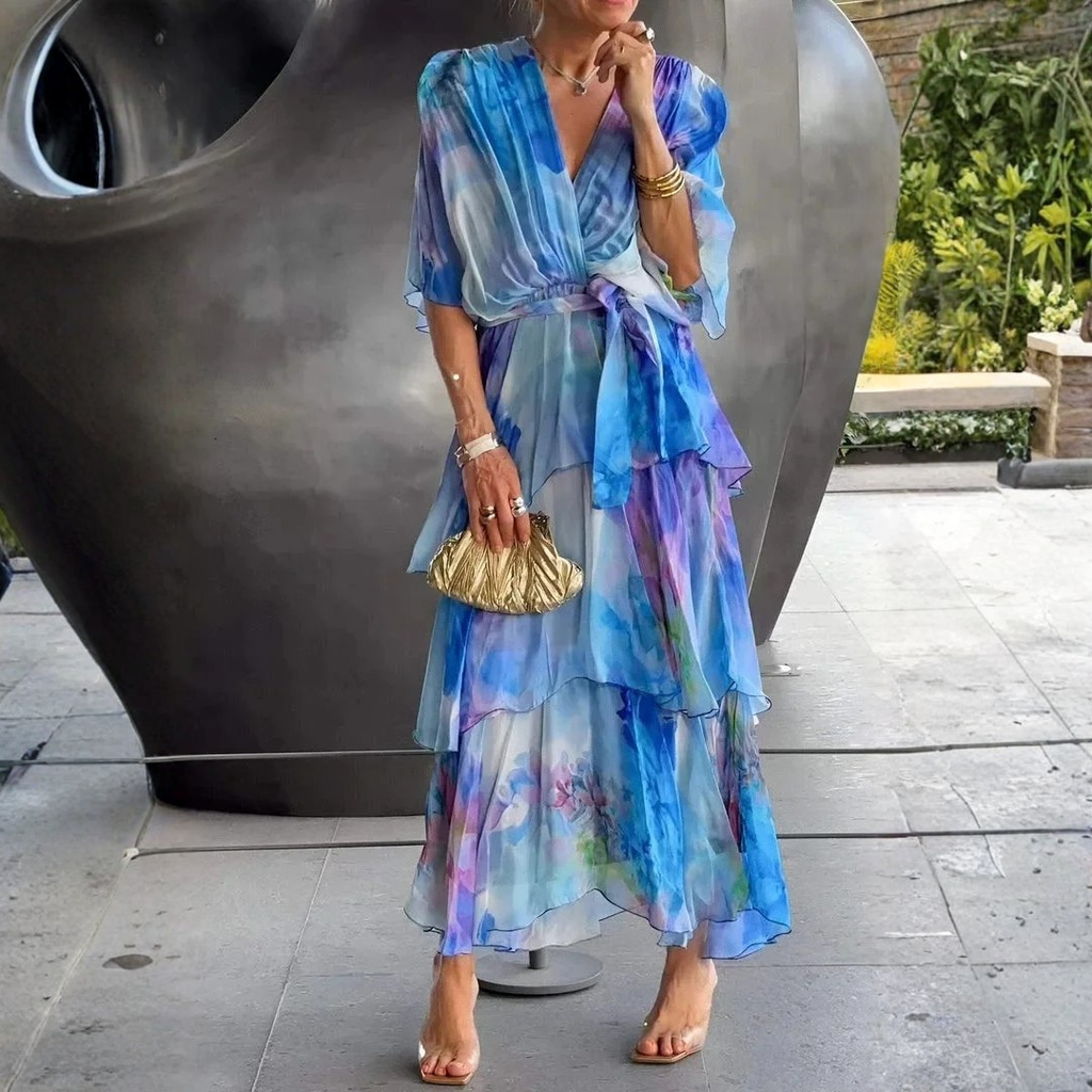 Sophie | Elegant Chiffon Kjole