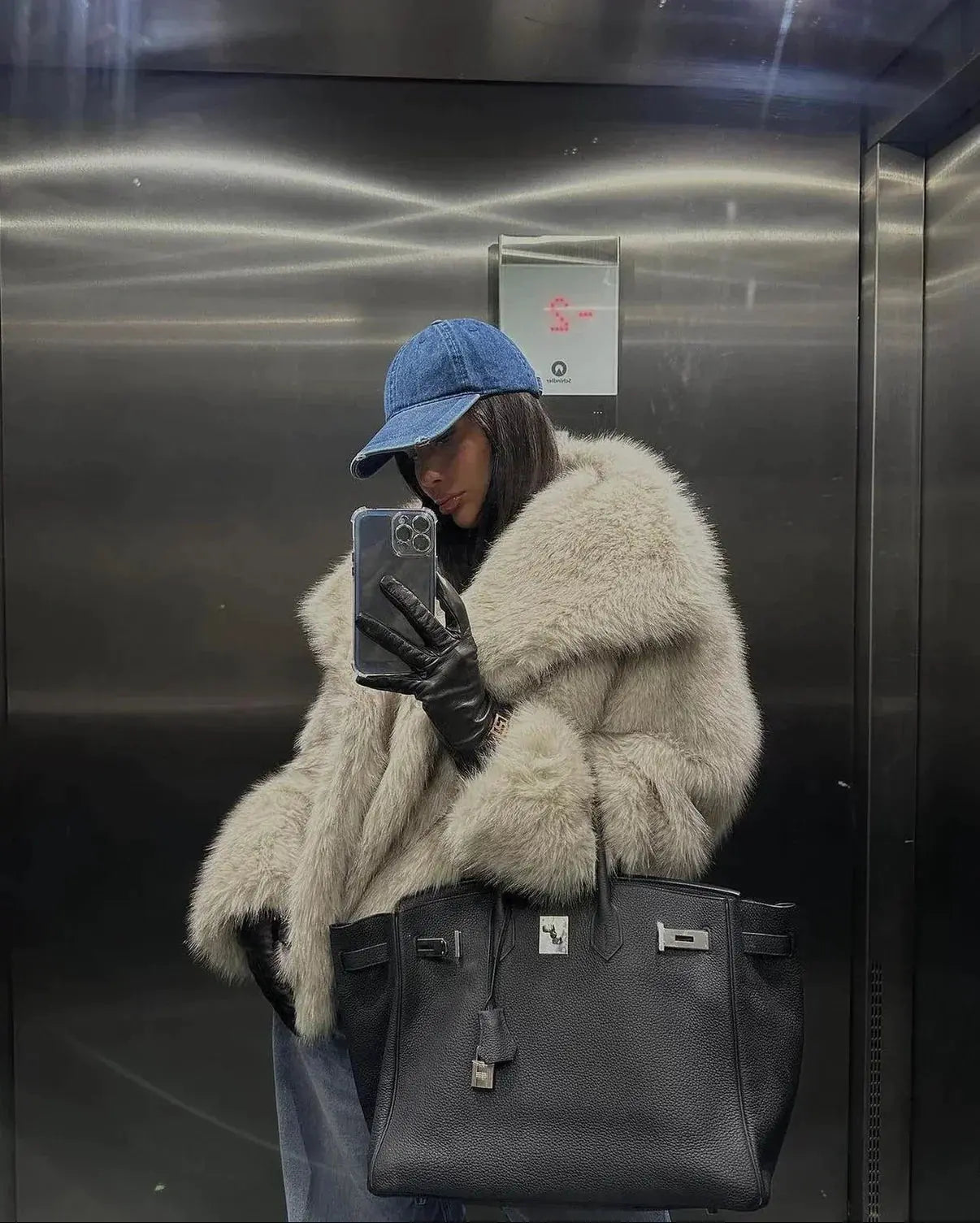 Laluna® | Faux Fur Frakke