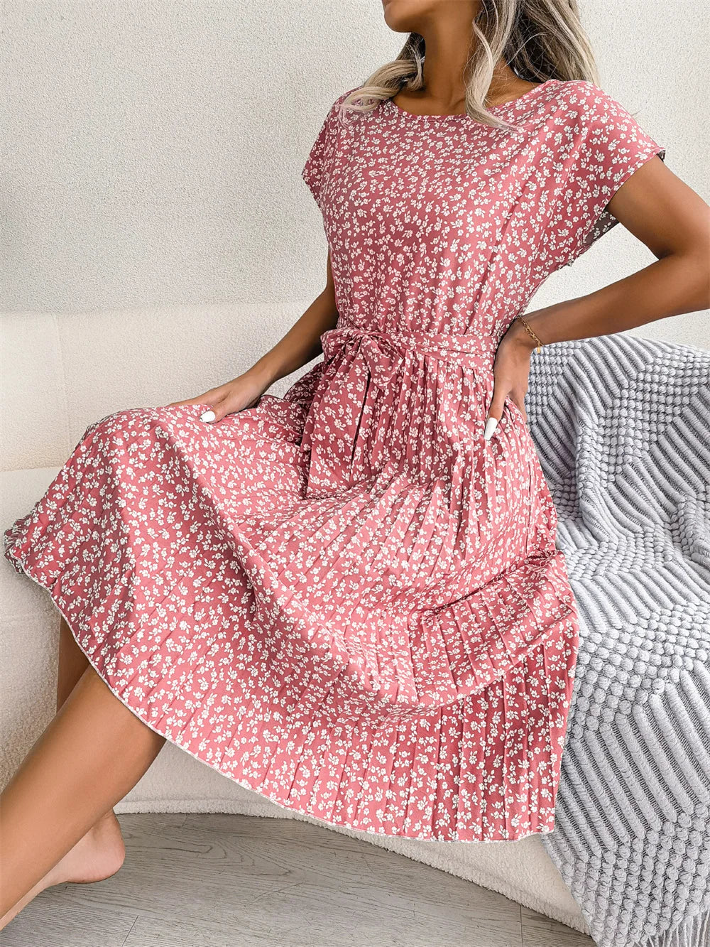 Laluna® | Dame Forår/Sommer Blomsterkjole