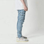 Laluna® | Cargo Street Elastikjeans