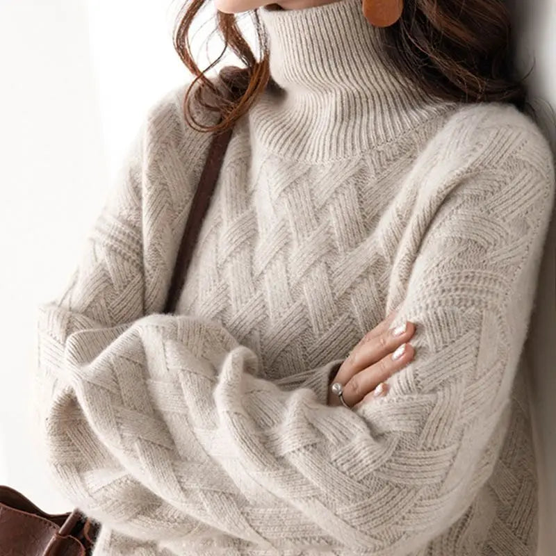 Laluna® | Strikket rullekravesweater