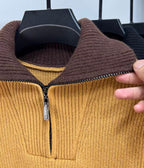 LALUNA® | RIBSTRIK BLUSE MED LYNLÅS
