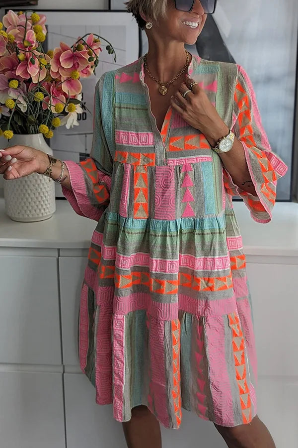 Juliane – Boho-svingkjole