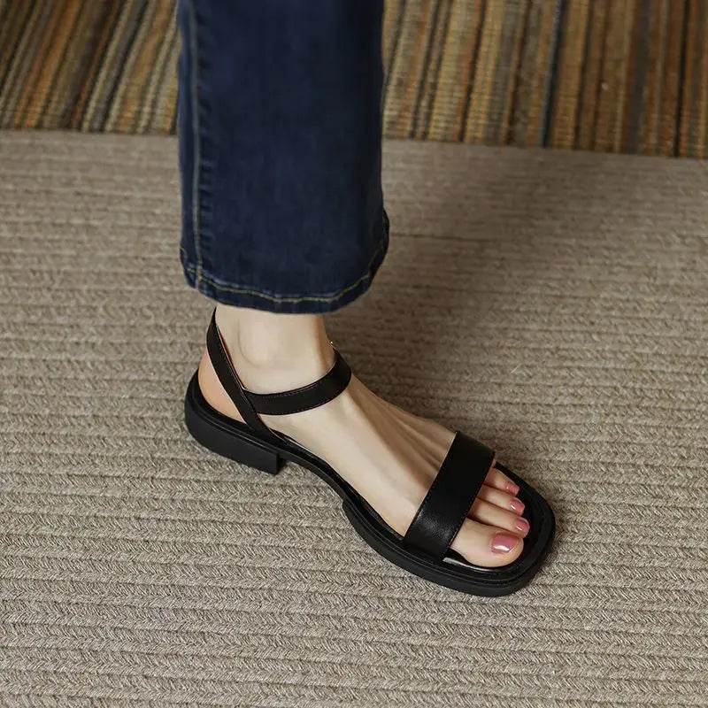 Tessa | Sandaler i læder til sommer