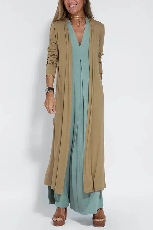 Sara | Moderigtig Sommerkjole med Cardigan