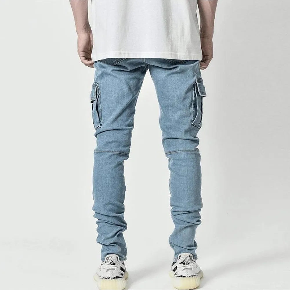 Laluna® | Cargo Street Elastikjeans