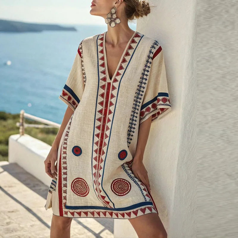 Marit – Elegant strandkjole til en sommerlig stil