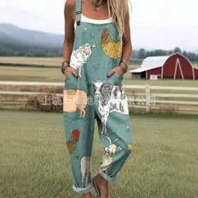 Fendy™ – Kunstnerisk Jumpsuit