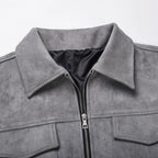 Laluna® | Oversized jakke i ruskind