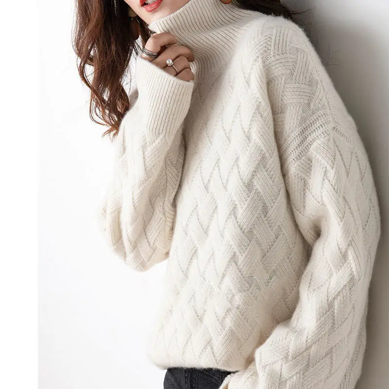 Laluna® | Strikket rullekravesweater