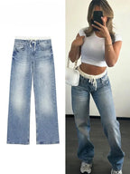 Anna | HVIDE LIGE BOKSER JEANS