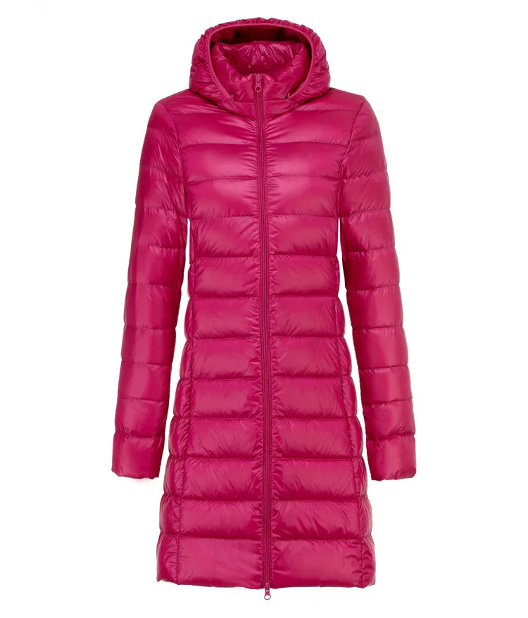 Laluna® | Trendy Lang Vinterjakke
