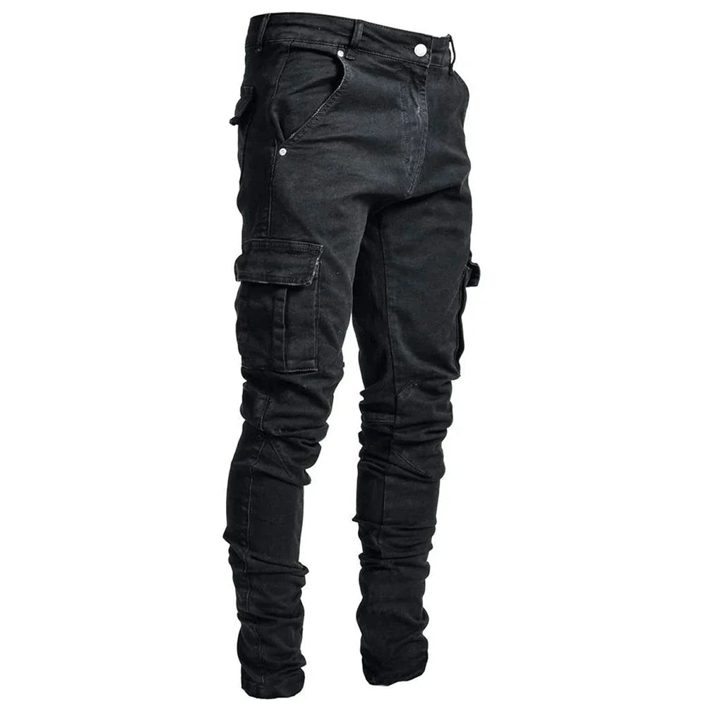 Laluna® | Cargo Street Elastikjeans
