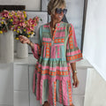 Juliane – Boho-svingkjole