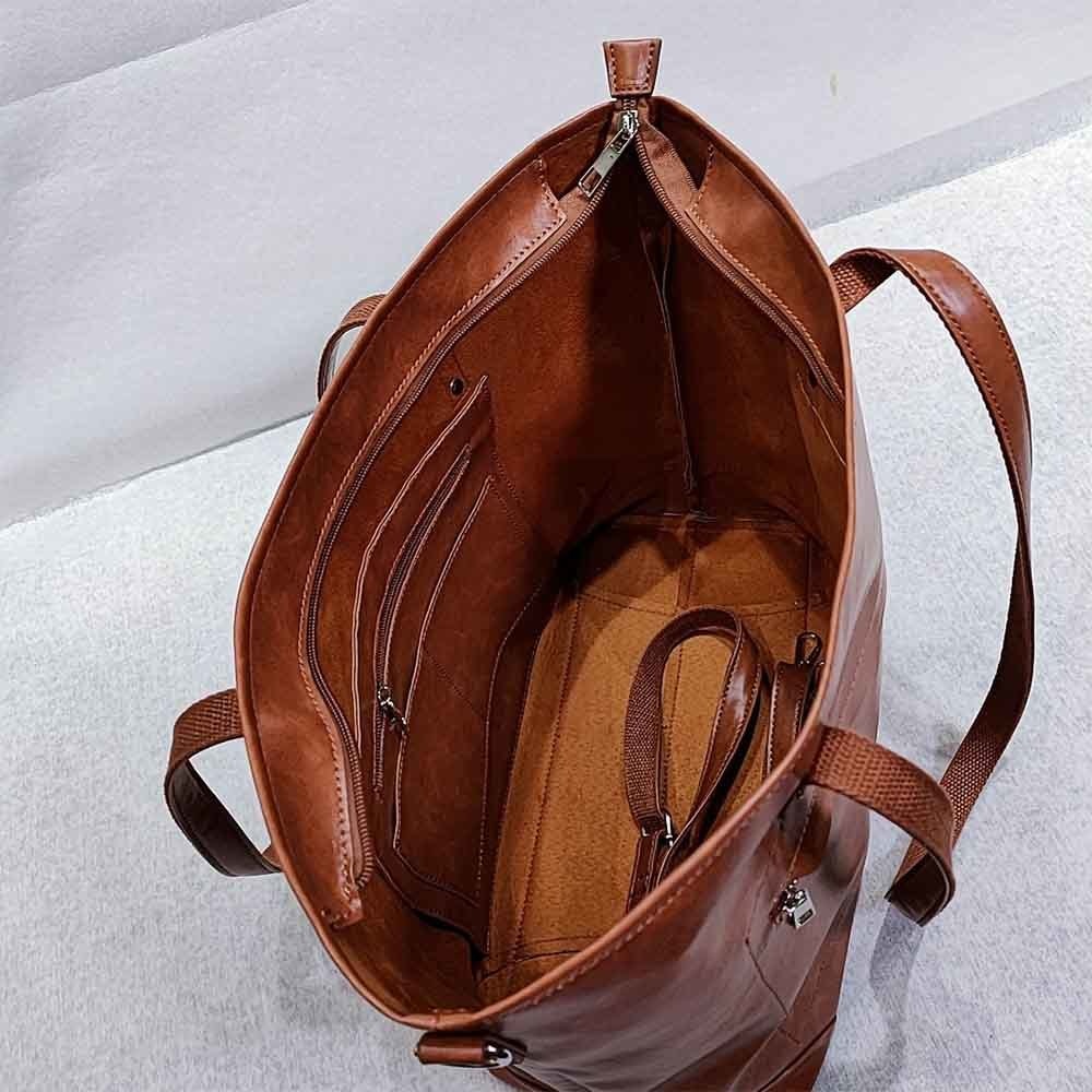 LALUNA® | VINTAGE LÆDERHANDTASKE