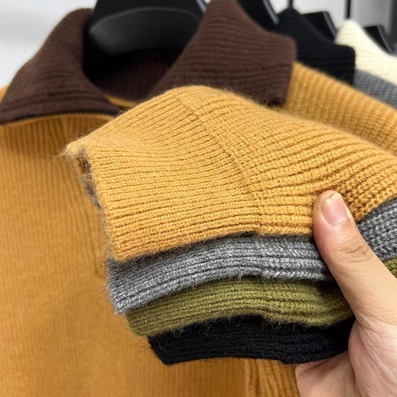 LALUNA® | RIBSTRIK BLUSE MED LYNLÅS