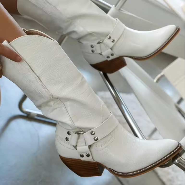 Femke | Premium Luksus Cowboy støvler