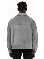 Laluna® | Oversized jakke i ruskind