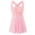 Anouk | Premium Blonde Halter Badedragt