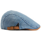 Laluna® | Premium Denim Flat Cap