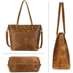 LALUNA® | VINTAGE LÆDERHANDTASKE