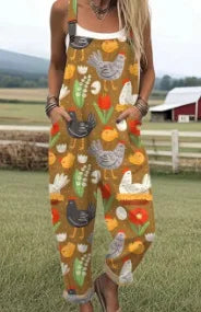Fendy™ – Kunstnerisk Jumpsuit