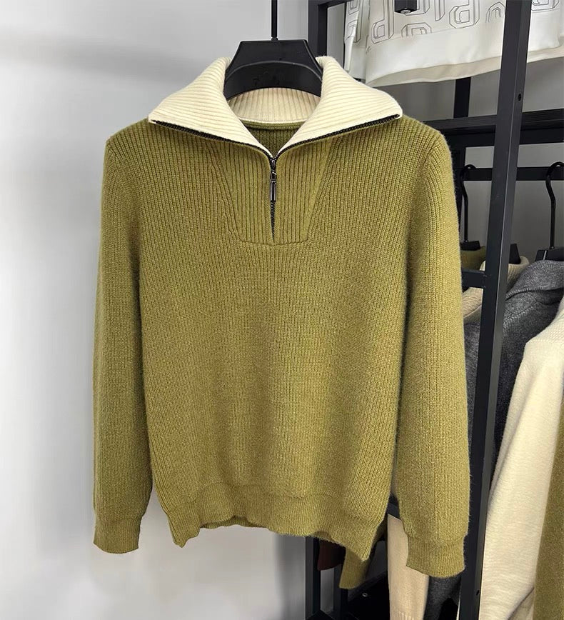 LALUNA® | RIBSTRIK BLUSE MED LYNLÅS
