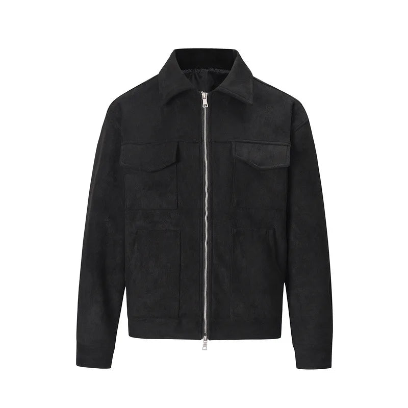 Laluna® | Oversized jakke i ruskind