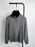 LALUNA® | RIBSTRIK BLUSE MED LYNLÅS