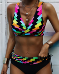 Eva - Munter farverig bikini