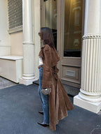 LALUNA® | TRENCHCOAT I IMITERET RUSKIND