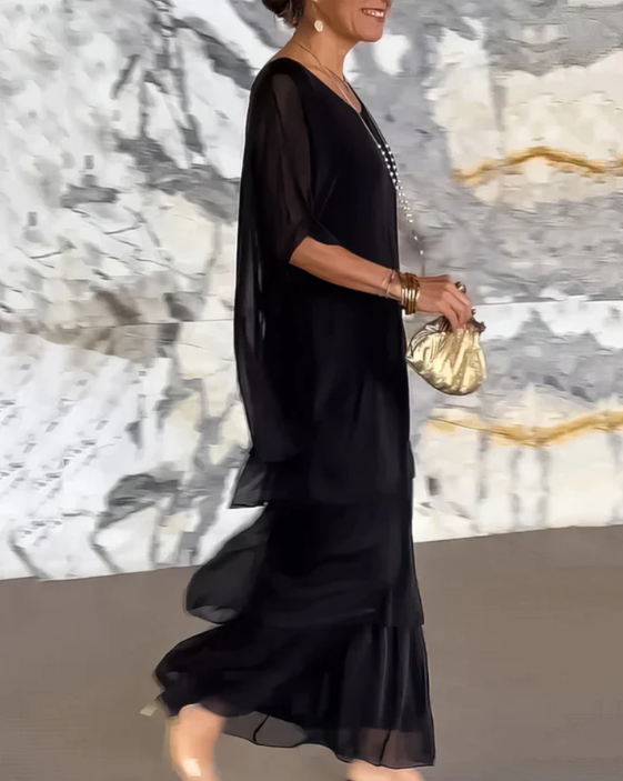 Femke | Elegant lang luftig kjole