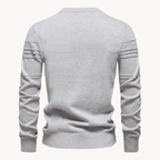 Laluna® | Stribet Herresweater i Bomuld