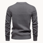 Laluna® | Stribet Herresweater i Bomuld