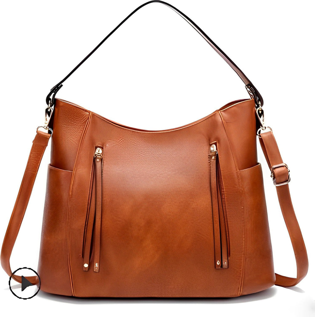 Nina | Stilfuld vintage lædertaske
