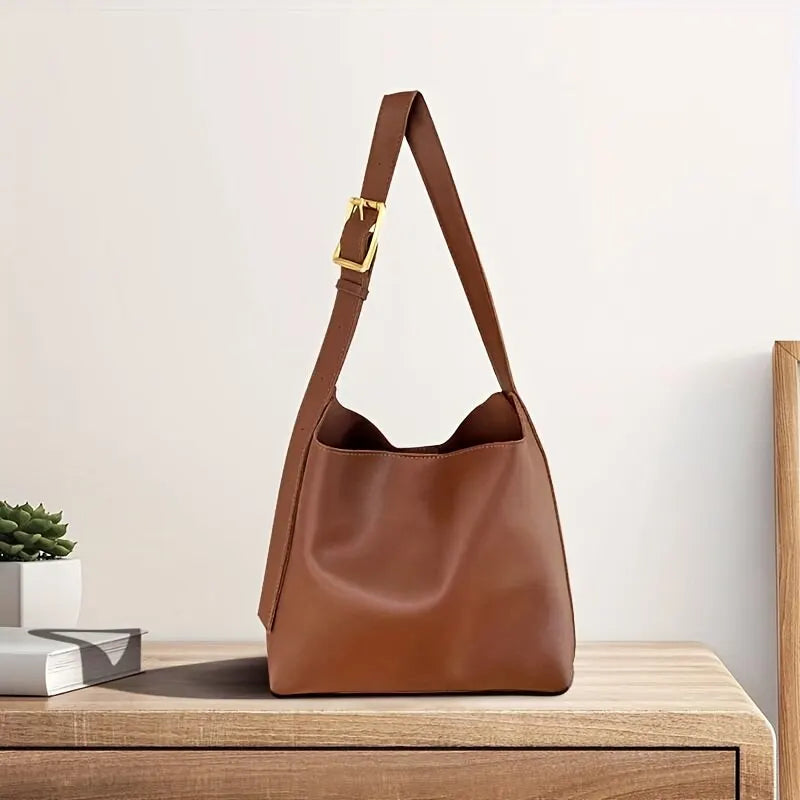 Laluna® | Elegant skuldetaske i læder