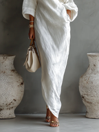 Elise | Asymmetrisk elegant maxikjole