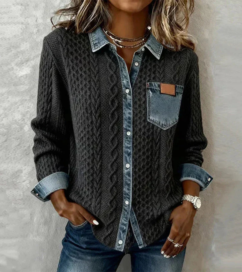 NARIELLA™ | Elegant patchwork-top