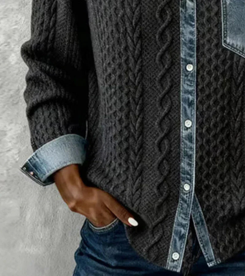 NARIELLA™ | Elegant patchwork-top
