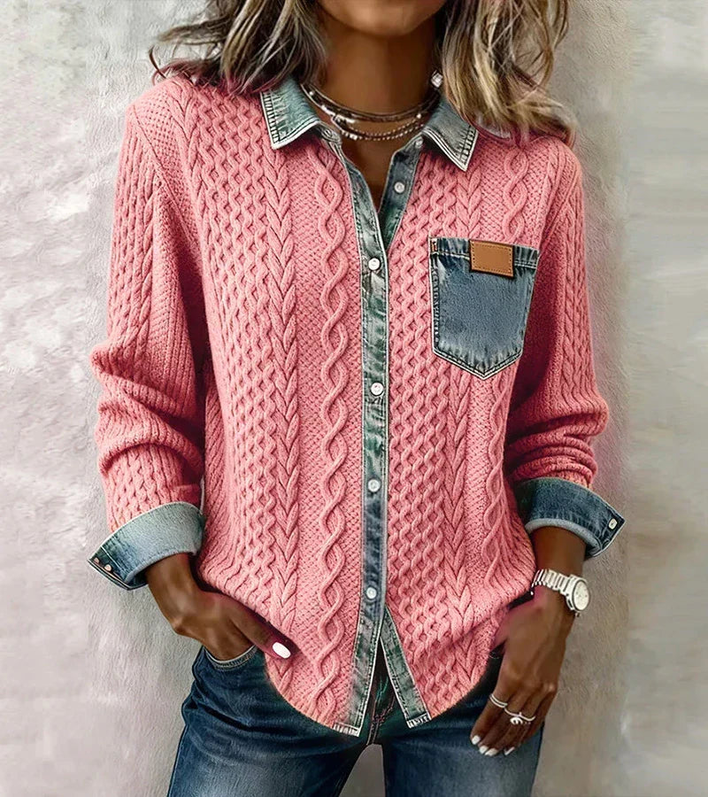 NARIELLA™ | Elegant patchwork-top